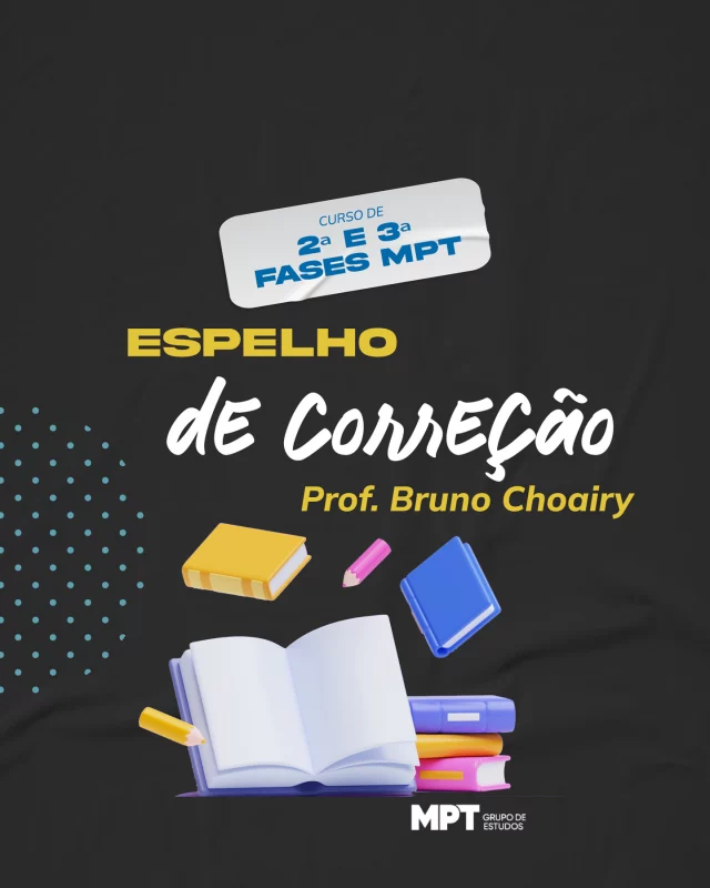 Quer um gostinho do que te espera? 📚🔥

Dá uma olhada em algumas páginas de um espelho de Peça Prática e veja como ele pode transformar sua preparação! 

Curtiu? Então garanta o seu e saia na frente! 🚀

🎧 TURMA ATIVA
R$ 349,00/mês (PIX) ou
R$ 319,00/mês no plano trimestral (1x R$ 957,00 PIX) ou
R$ 309,00/mês no plano semestral (1x R$ 1.854,00 PIX)

📌 Inscreva-se e garanta sua vaga pelo e-mail mptgrupo@gmail.com 

#mpt #estudoestrategico #vempraaprovacao #direitodotrabalho #foconoobjetivo #mptgrupodeestudos