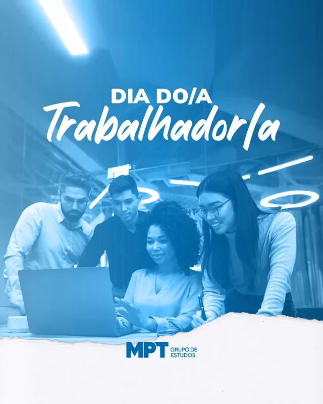Neste dia de reconhecimento e luta pelos direitos de quem constrói o país com o seu trabalho, o MPT Grupo de Estudos celebra cada homem e mulher que dedica sua força e talento diariamente. 💪🏻💪🏽💪🏿

Que este dia inspire a todos que sonham em defender a justiça social e os direitos trabalhistas a seguirem firmes na sua preparação.

#diadotrabalhador #diadatrabalhadora #mpt #direitodotrabalho #preparacaoestrategica #mptgrupodeestudos